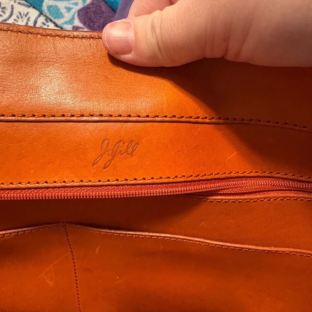 J. Jill Orange Shoulder Bag